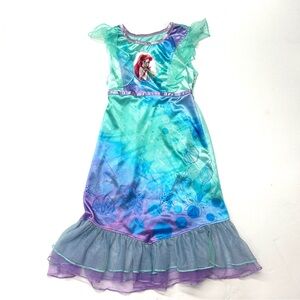 Ariel The Little Mermaid Disney Princess Nightgown Gown Tulle Pajamas Dress